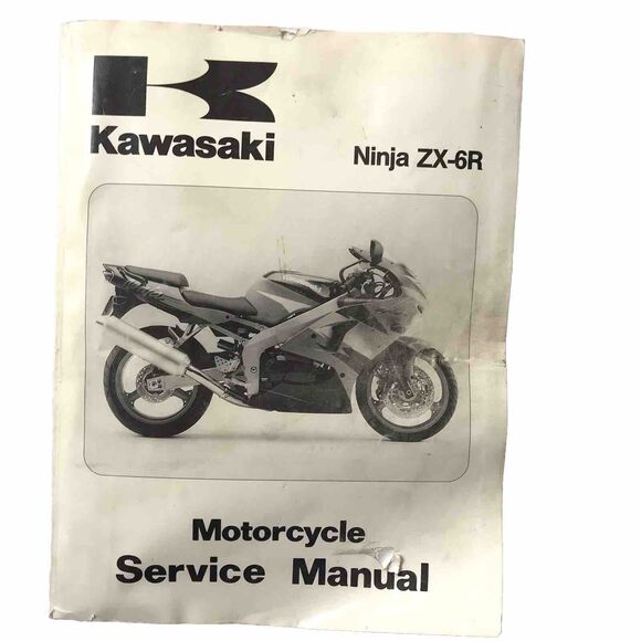 1998 Kawasaki Ninja ZX-6R Motorcycle Service Manual Repair Tune-Up Shop Book - Picture 1 of 9
